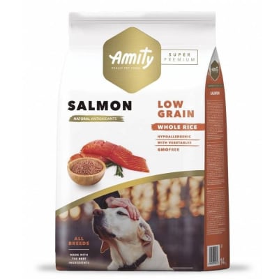 AMITY DOG SP LOW GRAIN ADULTO SALMON & ARROZ