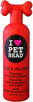 PET HEAD SHAMPOO 475 ML LIFE'S AN ITCH 3 EN 1 (ROJO)