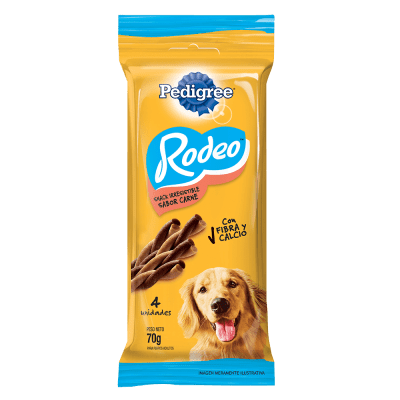 PEDIGREE RODEO 70 GRS. SNACK CARNE