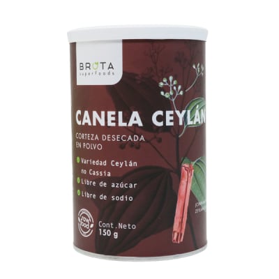 BROTA CANELA CEYLAN (EN POLVO) 150 GRS