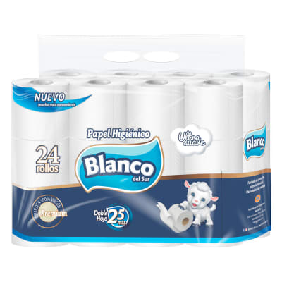 BLANCO DEL SUR PREMIUM 25 MTS * 24 UND