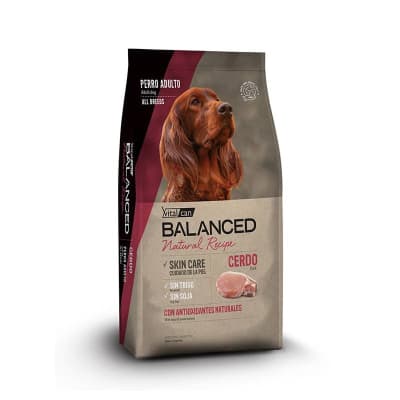 BALANCED PERRO NATURAL RECIPE CERDO 15 KG.1