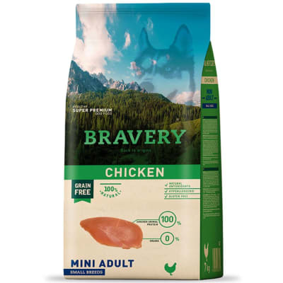 BRAVERY DOG ADULTO MINI POLLO 2 KG.1