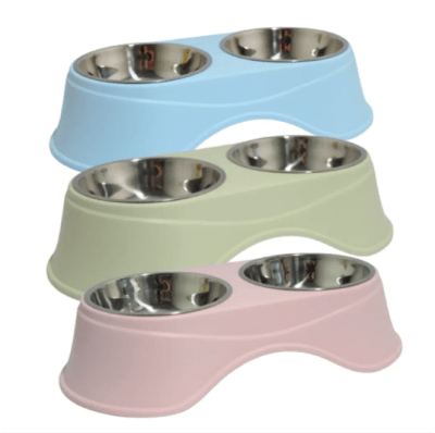 MP PLATO DOBLE DE ACERO INOX EN ALTURA