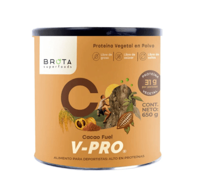 BROTA V-PRO PROTEIN BAR 650 GRS. CACAO FUEL