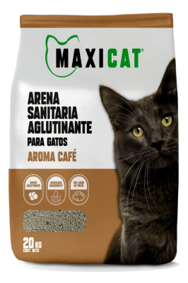 MAXI CAT ARENA AGLUTINANTE CAFE 2 KG