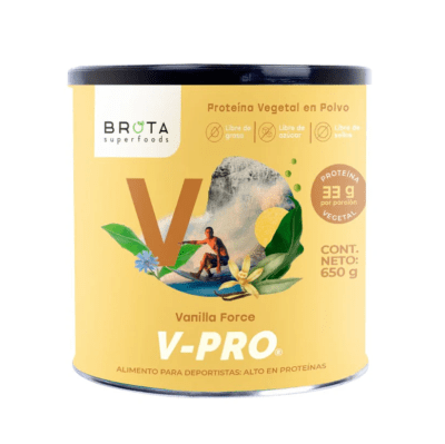 BROTA V-PRO PROTEIN BAR 650 GRS. VAINILLA FORCE1