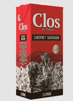 VINO CLOS DE PIRQUE CABERNET SAUVIGNON 2 LTS