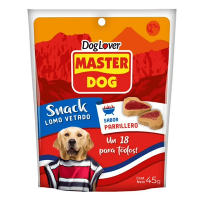 MASTER DOG 45 GRS. SNACK LOMO VETADO