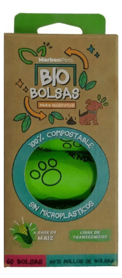 BOLSAS PARA FECA X 4UND ROSA/VERDE LINEA
