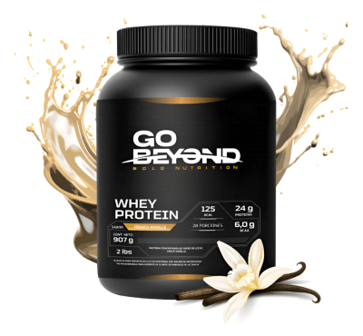 BROTA GO BEYOND WHEY PROTEIN 907 GRS SABOR FRENCH VAINILLA