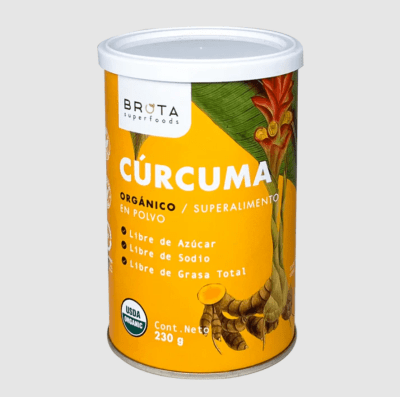 BROTA CURCUMA ORGANICA (EN POLVO) 230 GRS.