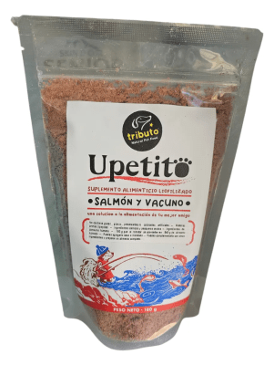UPETITO 180 GRS. VACUNO Y SALMON