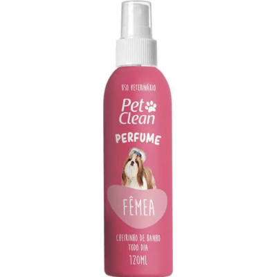 PET CLEAN 120 ML. PERFUME PARA PERROS Y GATOS HEMBRAS
