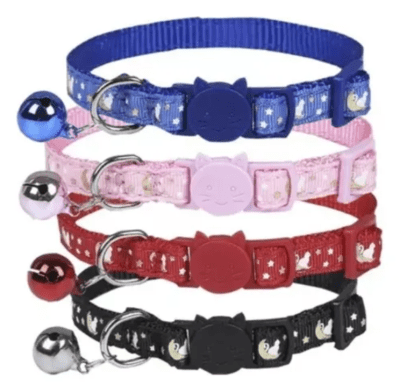 WONDER CAT COLLAR DISEÑO CON ESTRELLAS
