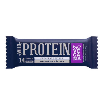 WILD PROTEIN 45 GRS. CHOCOLATE BITTER VEGANA