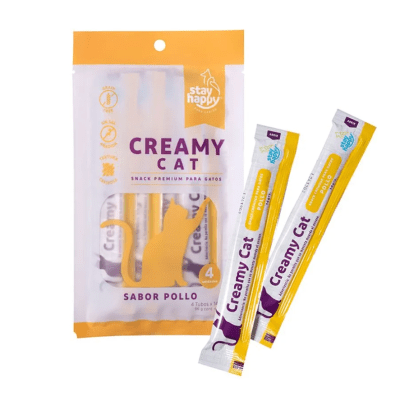 STAYHAPPY CREAMY CAT 4 UNID POLLO1