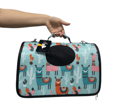 MP BOLSO PORTATIL MASCOTA CELESTE DISEÑO