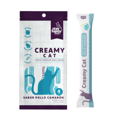 STAYHAPPY CREAMY CAT 4 UNID SALMÓN