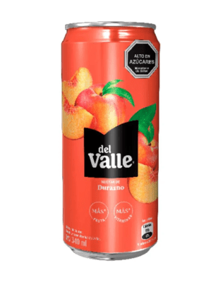DEL VALLE LATA 340 ML. DURAZNO1