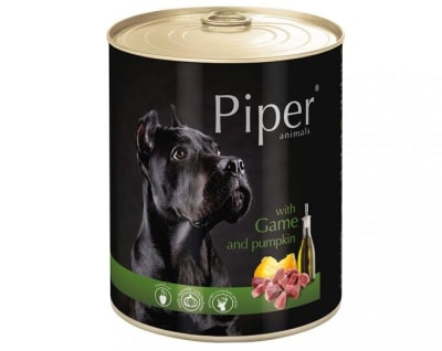 PIPER DOG 800 GRS. LATA CARNE DE CAZA Y ZAPALLO