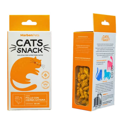 CATS SNACK GALLETAS  POLLO CON HIERBA GATERA