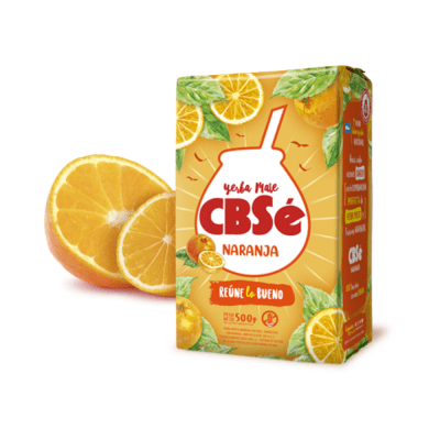 CBse 500 GRS. YERBA MATE NARANJA