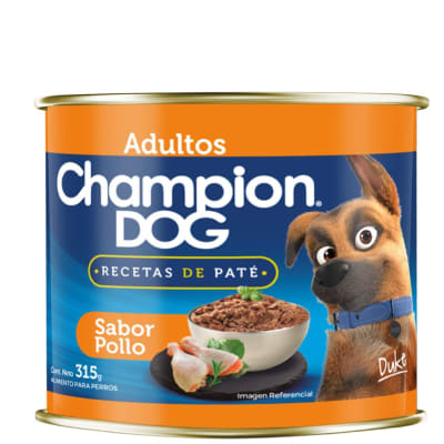 CHAMPION DOG 315 GRS. LATA POLLO1