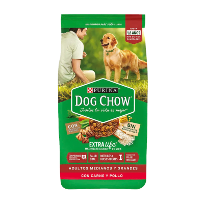 DOG CHOW ADULTO R. MED/GRANDE 19,5 KG
