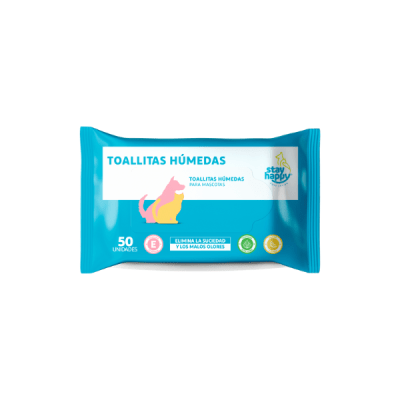 STAYHAPPY TOALLITAS HUMEDAS 50 UND1