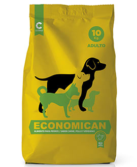 ECONOMICAN PERRO CARNE VEGETALES 10 KG