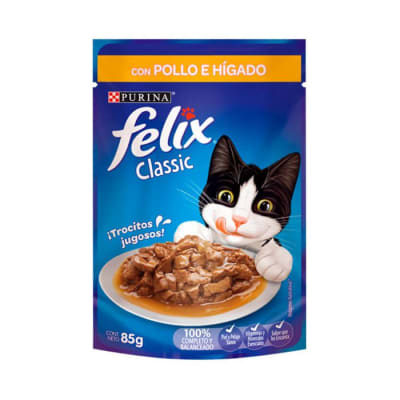 FELIX 85 GRS. POUCH POLLO HIGADO