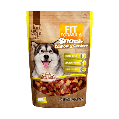 FIT SNACK 400 GRS. CAMOTE Y CORDERO