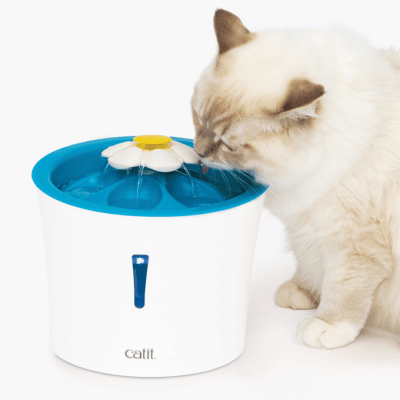 CAT IT 2.0 FUENTE BEBEDERA FLOR LED 3 LT