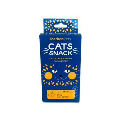 CATS SNACK GALLETAS RELLENAS SABOR ATUN CON OSTION