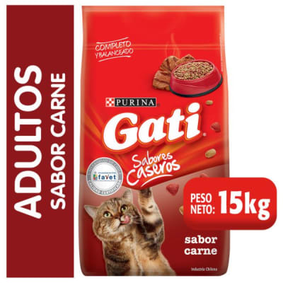 GATI CARNE/ARROZ/MAIZ 15 KG.