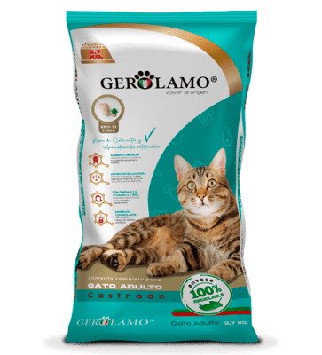 GEROLAMO GATO ADULTO CASTRADO  2,7 KG.