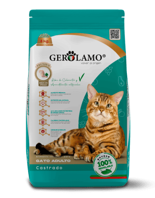 GEROLAMO 8 KG GATO ADULTO CASTRADO