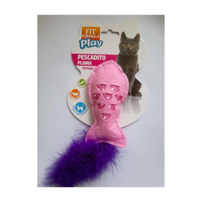 FIT JUGUETE GATO PLUMA CATNIP