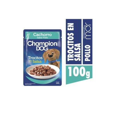 CHAMPION DOG 100 GRS. POUCH CACHORRO