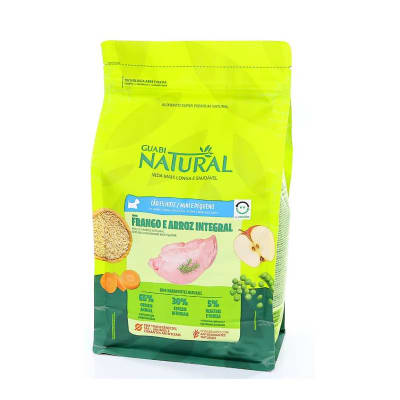 GUABI NATURALS PERRO CACHORRO R. PEQ. POLLO Y ARROZ