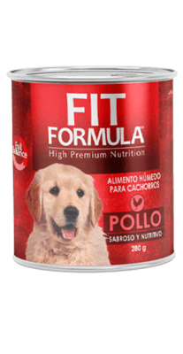 FIT FORMULA 280 GRS. LATA CACHORRO POLLO