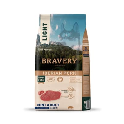 BRAVERY DOG MINI ADULTO LIGHT IBERIAN PORK
