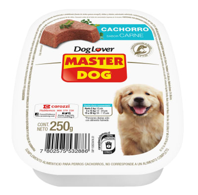 MASTER DOG 250 GRS. PATE CACHORRO CARNE