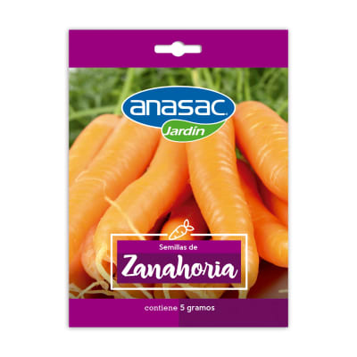SEMILLA ZANAHORIA ANASAC 5 GRS