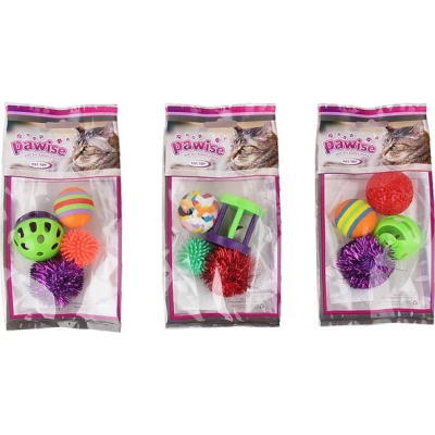 PAWISE SET 4 PELOTAS GATOS1