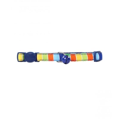 PAWISE CAT COLLAR COLORES RAYADO1