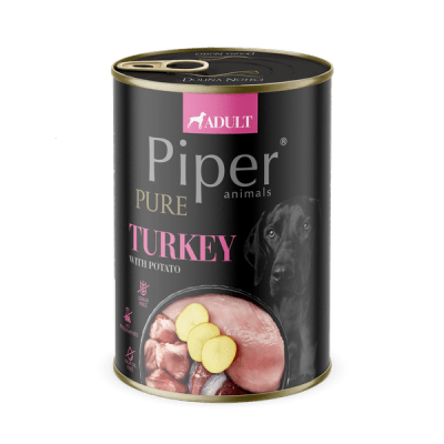 PIPER DOG 400 GRS MONOPROTEICO PAVO/PAPA