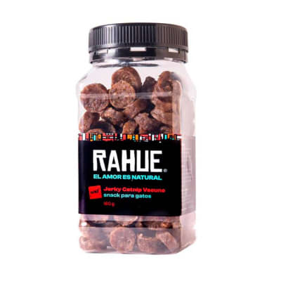 RAHUE JERKY 160 GRS CATNIP VACUNO