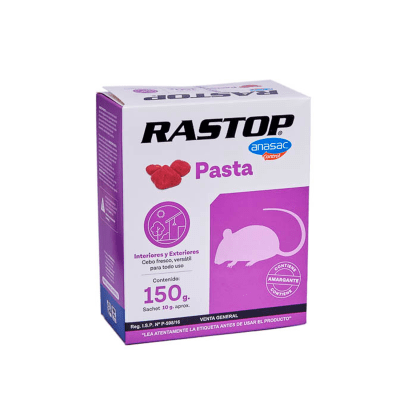 RASTOP RATICIDA PASTA 150 G
